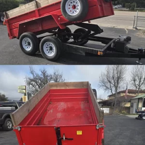 Large Dump Trailer 7K Rental