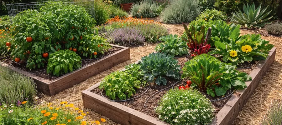 How to Prep & Build a Drought-Tolerant Vegetable Garden in California