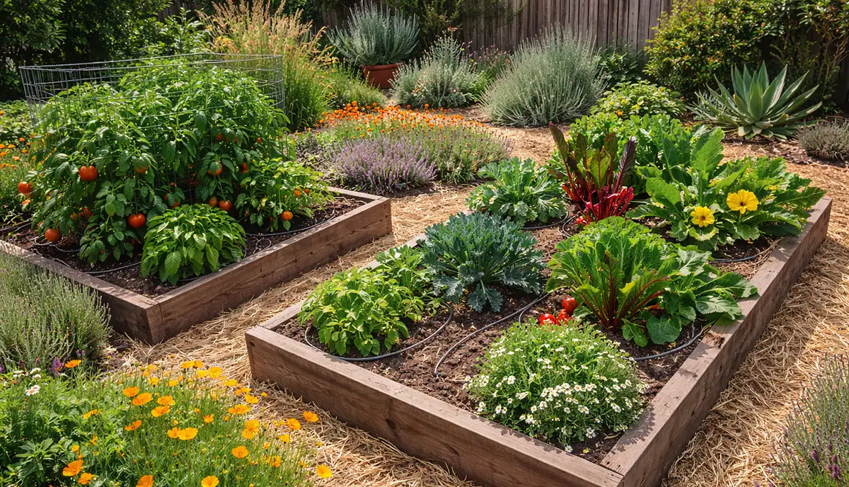 How to Prep & Build a Drought-Tolerant Vegetable Garden in California