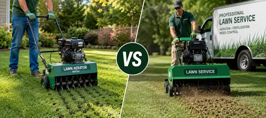 Lawn Aerator Rental vs Hiring a Lawn Service: Which Saves More Money?