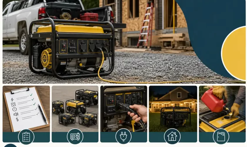 generator size guide in California